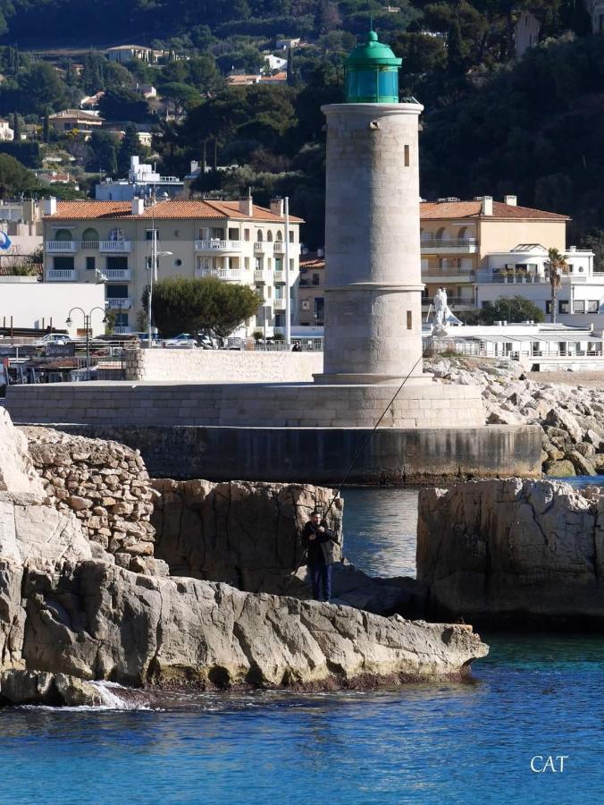 Mon Petit Paradis, Cassis Centre Apt 90 M2, 200 M Mer, Terr Plein Sud, Clim Park Prive מראה חיצוני תמונה